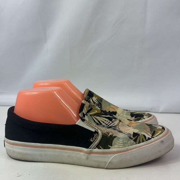 Keds Jump Kick Slip On Palm Tree Canvas Women’s Sneakers - Picture 2 of 13